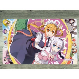 แผ่นรองเมาส์ ลาย Miss Kobayashis Dragon Maid Kanna Kamui Tooru YuGiOh Playmat TCG สําหรับเล่นเกม