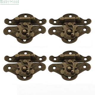 【Big Discounts】4X Case Buckle Antique Luggage Alloy Wine Box Hinge Buckle Hardware Accessories#BBHOOD