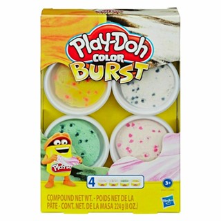 Play-doh ชุดไอศกรีมระเบิดสี ปลอดสารพิษ 4 ชิ้น