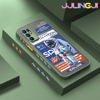 เคสโทรศัพท์ ซิลิโคนนิ่ม ใส กันกระแทก ลายอวกาศ NASA แฟชั่น สําหรับ OPPO Reno 6 4G Reno 6Z 5G