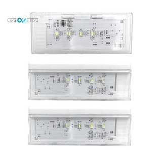 2 ชิ้น W10515057 &amp; 1 ชิ้น W10515058 ชุดไฟ LED พร้อมเลนส์เรียว และกรอบ สําหรับ Whirlpool Kenmore Maytag KitchenAid