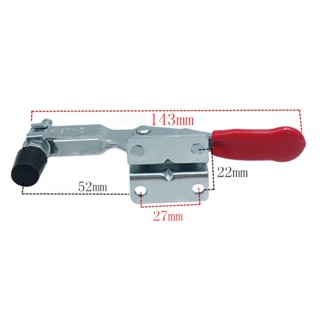 Tool Room Toggle Clamp Rapid Assembly สวมหลักฐานความแข็งสูงตำแหน่งงานไม้กดค้าง