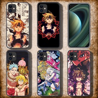 เคสโทรศัพท์มือถือ TPU แบบนิ่ม ลาย 4AS อนิเมะ seven deadly sins meliodas สําหรับ iPhone 6 6S 7 8 Plus XR XS Max