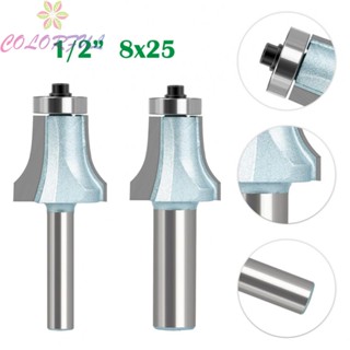 【COLORFUL】Router Bit Silver 8/12/12.7mm Cemented Carbide Router Bits Milling Cutter