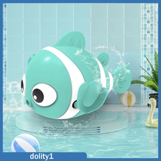 [Dolity1] ของเล่นอาบน้ํา รูปปลาตัวตลก คลาสสิก สําหรับเด็กแรกเกิด