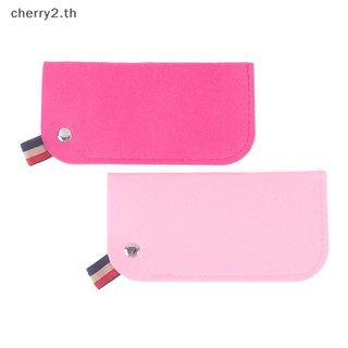 [cherry2] ใหม่ กระเป๋าเก็บแว่นตากันแดด แบบหนานุ่ม สีแคนดี้ [TH]