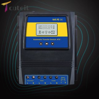 Ats-11kw สวิทช์ LCD คู่ สวิตช์ถ่ายโอนอัตโนมัติ สําหรับระบบลมพลังงานแสงอาทิตย์