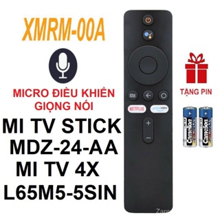 Xiaomi Mi TV stick 4x mdz-24-aa xmrm-00a รีโมทคอนโทรล (ไมโครโฟนควบคุมด้วยเสียง - แบตเตอรี่ บลูทูธ)