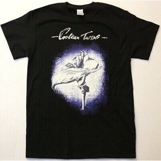 ร้อน 3 [COD]เสื้อยืดผ้าฝ้าย พิมพ์ลาย COCTEAU TWINS LULLABIES DREAM POP ใหม่ สีดํา