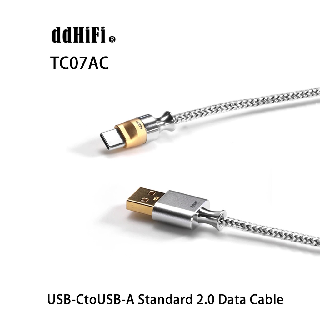 Ddhifi TC07BA /BC /BL (USB-A / USB-C / Lighting to USB-B Decoding Cable) และ TC07AC (USB-C to USB-A 