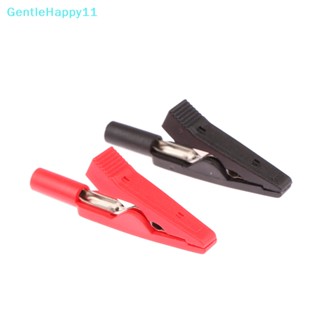 Gentlehappy คลิปหนีบฉนวนกันความร้อน สีแดง สีดํา 2 มม. สําหรับรถยนต์ รถตู้ 2 ชิ้น