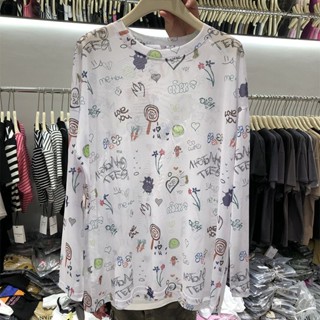 Milyfashion เสื้อแขนยาว ผ้าเรยอน กันแดด แฟชั่นฤดูร้อน 2023