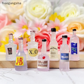 [FREG] เครื่องประดับเรซิ่น รูปขวดไวน์ แฮนด์เมด ขนาดเล็ก 5 ชิ้น