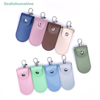 Seaf&gt; เคสพวงกุญแจหนัง Usb แบบพกพา สําหรับแฟลชไดรฟ์ Usb