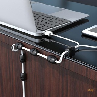 Stay คลิปหนีบสายไฟ สายชาร์จ USB สําหรับบ้าน ออฟฟิศ รถยนต์