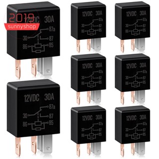 รีเลย์รถยนต์ 5 Pin 12V 30A 8 ชิ้น