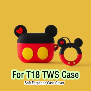 【ส่วนลด】เคสหูฟัง แบบนิ่ม ลายการ์ตูน สําหรับ T18 TWS T18 TWS