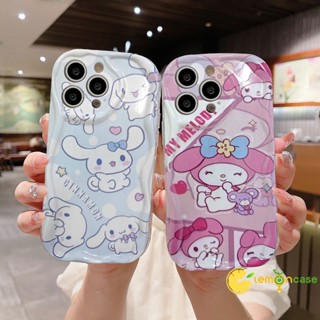 เคสโทรศัพท์มือถือ ขอบโค้ง ลาย Melody Cinnamoroll 3D แวววาว สําหรับ VIVO Y35 Y20 Y22 Y22S Y15S Y15C Y56 Y02A Y91C Y21 2021 Y21A Y16 Y21T Y12S Y12 Y30 Y21E Y21G Y21S Y20S Y12i Y3S Y33T Y15A Y01 Y02 Y01A Y91 Y30i Y93 Y95 Y15 Y17 Y50