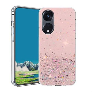 เคสโทรศัพท์ซิลิโคน TPU แบบนิ่ม ประดับเลื่อมคริสตัล และกลิตเตอร์ หรูหรา สําหรับ OPPO Reno7 Pro Z 4G 5G Reno7 Reno7Pro Reno7Z