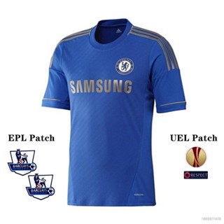 เสื้อกีฬาแขนสั้น ลายทีมชาติฟุตบอล Chelsea NP2 2012-13 ชุดเหย้า สไตล์เรโทร สําหรับผู้ชาย และผู้หญิง PN2