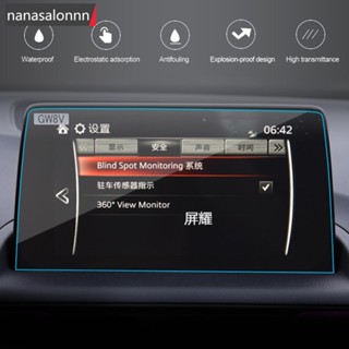 Nanasn| ฟิล์มกันรอยหน้าจอ GPS นําทาง ความละเอียดสูง 7 นิ้ว สําหรับ Mazda CX-5 CX5 2015-2022 B6P6