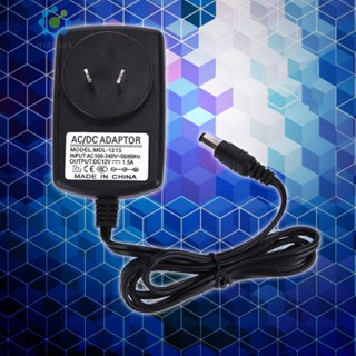 อะแดปเตอร์แปลงพาวเวอร์ซัพพลาย DC12V 1.5A AC เป็น DC 5.5*2.5 มม. [Hidduck.th]