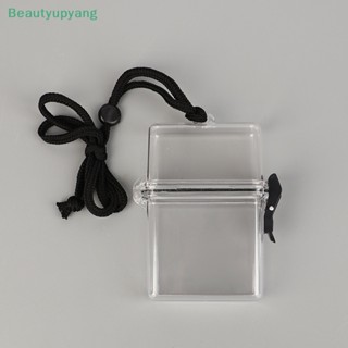 [Beautyupyang] มาแรง กล่องเก็บเครื่องเขียน ขนาดเล็ก แบบพกพา กันน้ํา สีโปร่งใส