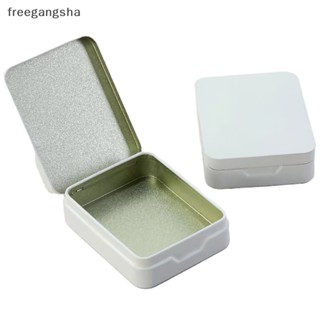 [FREG] New Tin Storage Boxes Small Metal Storage Box Jewelry Keys Coins Box Wedding Candy Storage Tin Can Organizer FDH