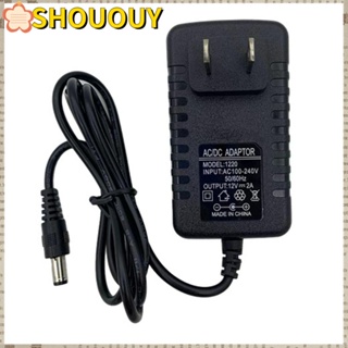 Shououy อะแดปเตอร์ชาร์จพาวเวอร์ซัพพลาย AC 12V 2A 100-240V