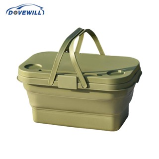 [Dovewill] ตะกร้าปิกนิก พับได้ สําหรับตั้งแคมป์ ห้องครัว