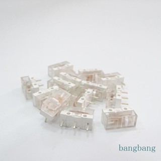 Bang Ultra Subminiature HUANO ไมโครสวิตช์เมาส์ แบบใส สีขาว 0 74N 80 ล้าน