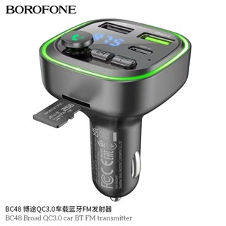 BOROFONE BC48 บลูทูธในรถยนต์ In-car wireless fm transmitter