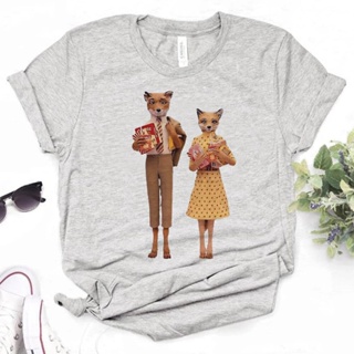 เสื้อยืด พิมพ์ลายมังงะ Wes Anderson 2000s y2k สไตล์ฮาราจูกุ สําหรับผู้หญิง