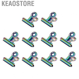 Keaostore 10pcs Nail Tips Clips Lightweight Clolorful Manicure Extension  GDT