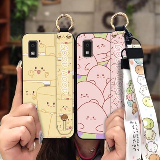 protective Durable Phone Case For Sharp Aquos wish3/737 Shockproof painting flowers Soft Case sunflower Wristband Anti-knock