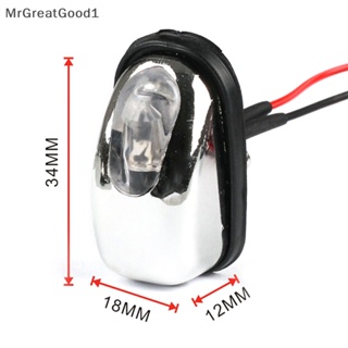 [MrGreatGood] หัวฉีดที่ปัดน้ําฝนรถยนต์ มีไฟ Led 2 ชิ้น