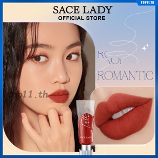 Sace Lady Velvet Lip Glaze Matte Waterproof Lasting Liptint Pigment Matte Liptint Smooth Velvet Lip Cream ลิปแต่งหน้าหญิง Cosmecis 4 สี (top11.th.)