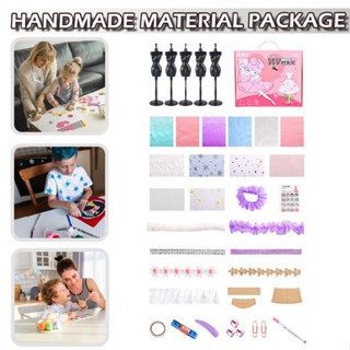 Fashion DIY Dress Design Craft Making Kit Set for Party Beginner Girls