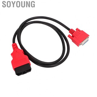 Soyoung Diagnostic Cable Flexible Faster Data Transfer Rubber ABS Main OBD2 15Pin Connector for Maxisys MS906 MS906TS