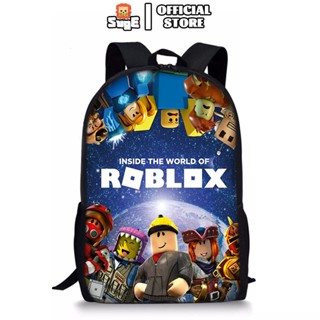 Suge กระเป๋าเป้สะพายหลัง ลายการ์ตูนอนิเมะ ROBLOX Virtual World สําหรับนักเรียนประถม มัธยมต้น