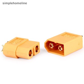 [simplehomeline] ปลั๊กเชื่อมต่อกระสุนตัวผู้ ตัวเมีย XT60 สําหรับ RC Lipo 10 คู่ 20 ชิ้น