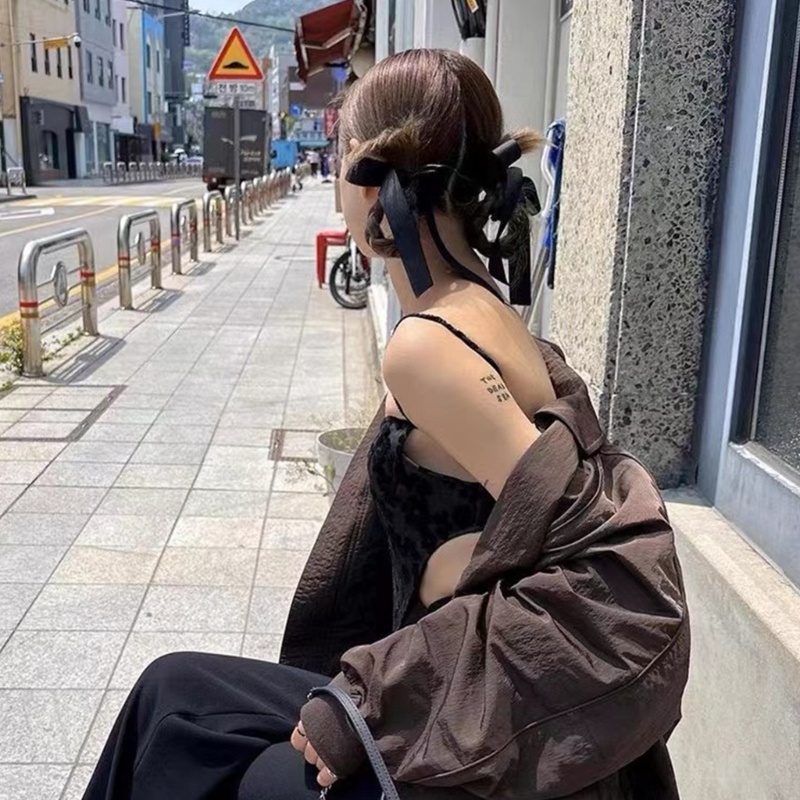 Zuo คลิปหนีบโบว์ สีดํา สําหรับวัยรุ่น ผู้หญิง ผู้ใหญ่ ตกแต่ง ในครัวเรือน