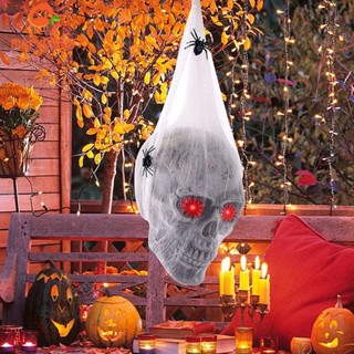 [Halloween Decor] โคมไฟ LED รูปโครงกระดูกผี สําหรับแขวนตกแต่งปาร์ตี้ฮาโลวีน