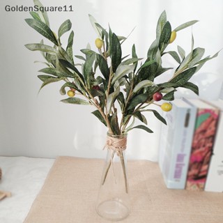 Goldensquare กิ่งไม้มะกอกปลอม สีเขียว สําหรับตกแต่งบ้าน