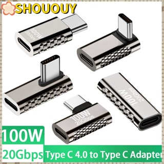 Shououy ตัวแปลงสายเคเบิล USB 3.2 100W สําหรับแล็ปท็อป โทรศัพท์มือถือ