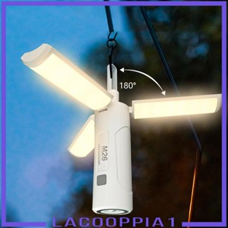 [Lacooppia1] โคมไฟ LED ชาร์จ USB สําหรับตั้งแคมป์ ตกปลา กลางแจ้ง