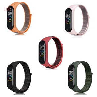 สายรัดข้อมือไนล่อน IOR แบบเปลี่ยน สําหรับ Mi Band 5 6