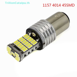 Trillioncatalpa หลอดไฟเบรกท้าย 1157 led Canbus P21W 5W Bay15d 45 led smd 4014