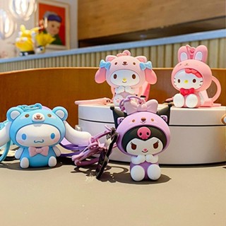 พวงกุญแจ จี้ตุ๊กตาการ์ตูน Sanrio น่ารัก เหมาะกับของขวัญวันเกิด สําหรับตกแต่งกระเป๋านักเรียน