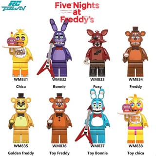 Rctown FNAF Series เข้ากันได้กับ Fazbear / Bonnie / Chica / Foxy / Freddy ฟิกเกอร์ ขนาดเล็ก สําหรับเด็ก ของเล่นเด็ก